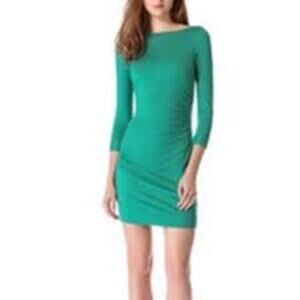 Diane von Furstenberg Joy Sheath Mini Dress Long Sleeve Ruched Women 4